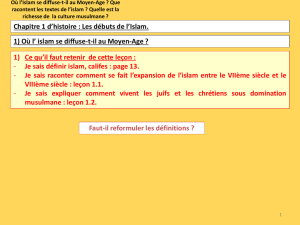 Les débuts de l`Islam
