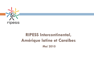 RIPESS Intercontinental, Amérique latine et Caraïbes