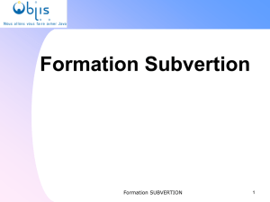 Sommaire Formation SPRING