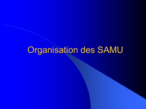 Organisation des SAMU