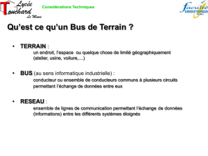 (Bus) CAN - Espace Numerique de Travail