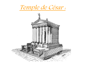 Le temple de César (forum romain)
