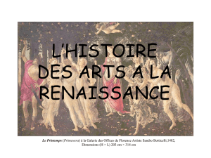 L`histoire des Arts à la Renaissance