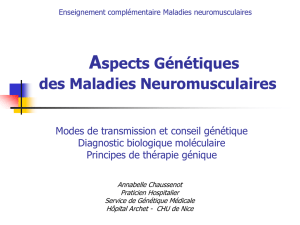 Cours enseignement neuromusc
