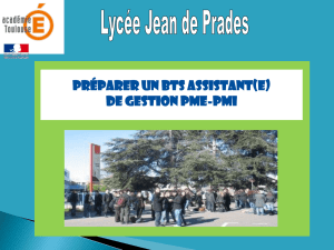 présentationBTS - ENT Jean de Prades