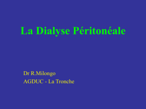 Dialyse péritonéale