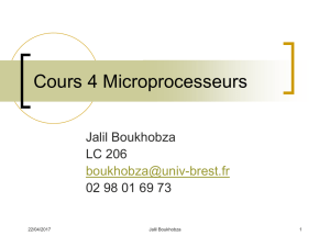 Cours 4 Microprocesseurs_Boukhobza