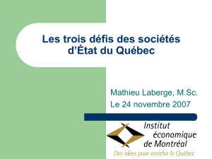 Sociétés d`État - Institut économique de Montréal