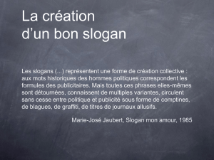 La création d`un bon slogan - Publici