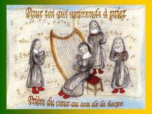 Prière du coeur au son de la harpe - Abbaye Sainte