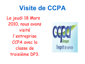 Visite de CCPA