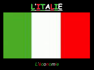 L`ITALIE L`économie