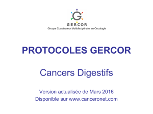 Protocoles GERCOR 2016