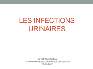 Les infections urinaires