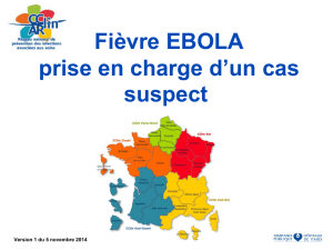 Fièvre EBOLA prise en charge d`un cas suspect - CClin