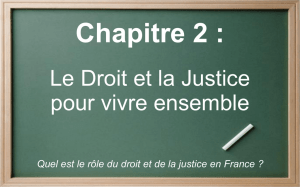 Le droit et la justice en France_ppt-cours 2