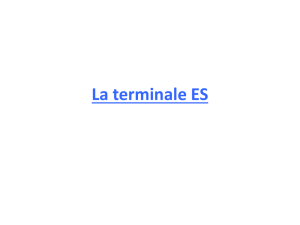 La terminale ES