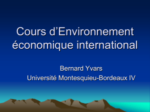Section 1 - Website of Bernard Yvars, Jean Monnet Chair in