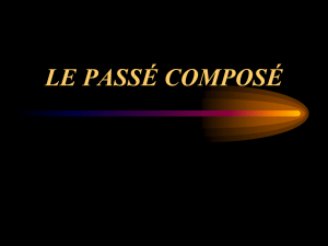 le passé composé