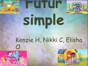 Futur Simple - SD43 Teacher Sites