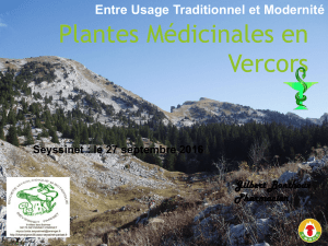 Plantes Médicinales en Vercors - Société Mycologique et Botanique