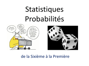 Statistiques Probabilités