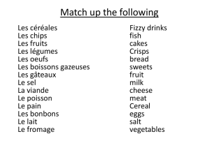 Match up the following