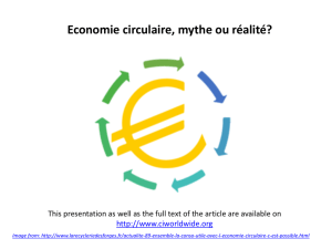 L`économie circulaire