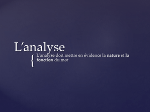 L`analyse