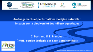 impact sur la biodiversité des milieux aquatiques