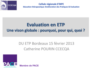 L`Evaluation en ETP