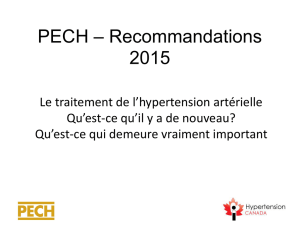 The 2015 CHEP Recommendations