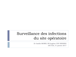 Surveillance des infections du site opératoire