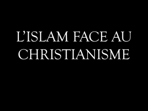 Le Christianisme face à l`Islam - Paris
