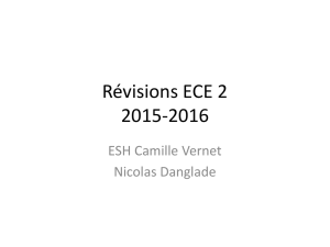 Révisions ECE 2 2015-2016