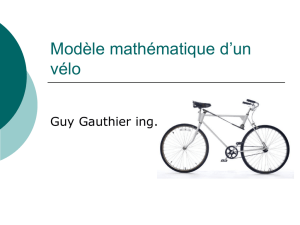 Modèle mathématique d*un vélo