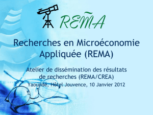 Recherches en Microéconomie Appliquée (REMA)