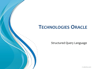 Technologies Oracle