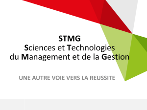 STMG, POUR QUI