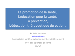 éducation pour la santé