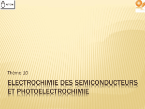 electrochimie des semiconducteurs - e
