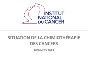 Diapositive 1 - Institut National Du Cancer