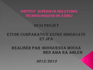Institut Supérieur des Etudes Technologiques de Kébili Muni projet