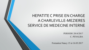 HEPATITES C PRISE EN CHARGE A CHARLEVILLE