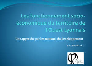 Aucun titre de diapositive - Le Syndicat de l`Ouest Lyonnais
