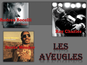 Andrea Bocelli Ray Charles Stevie Wonder LES