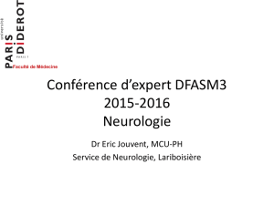 Conf expert neuro DFASM3 du 23/10/2015