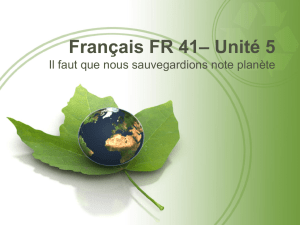 Français AP * Unité 2 - FWHS-FR41
