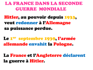 La France dans la Seconde Guerre mondiale
