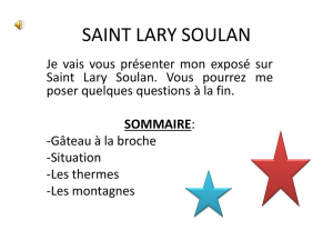 Saint Lary Soulan - Ecole St Augustin Bellevigny